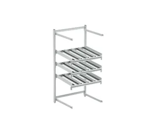 ESD-Kanban-stelling,aanbouwveld achter,HxBxD 1860x933x735mm - 1