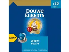 Lungo 6 Decaf Koffiecapsules Pak van 20 stuks