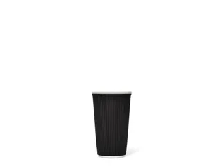 Beker porselein Les Artistes Paris 450ml met siliconen grip Zwart - 1