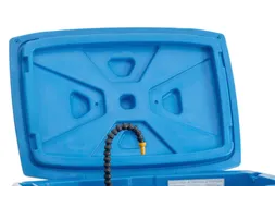 Deksel,v. reinigingstafel,PE,blauw