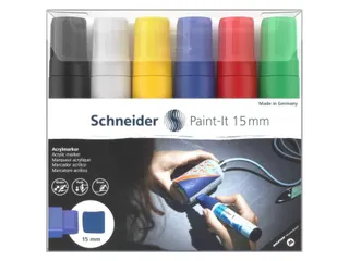 Acrylmarker Schneider Paint-It 330 15mm etui 6st. - 2