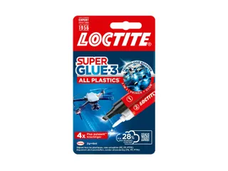 Secondenlijm Loctite All Plastic 2 gram + 4 ml - 2