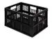 Opbergkrat Really Useful 45 liter 570x390x285mm opvouwbaar zwart