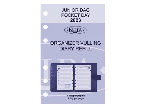 Agendavulling 2027 Kalpa Pocket 1dag/1pagina
