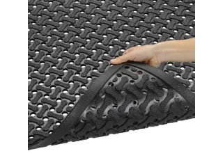 werkplekmat,mat,HxLxB 8,5x900x600mm,rubber,geperforeerd,antislip - 4