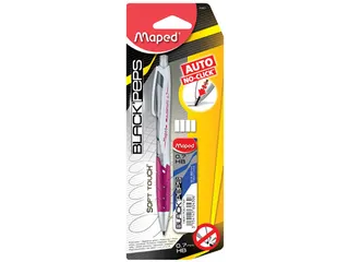Maped Vulpotlood Auto 0.7 mm + Vulling op Blister - 6