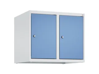 opzetkast,v. locker,2vak.,vak B 300mm,HxBxD 500x600x500mm,vleugeldeur - 1