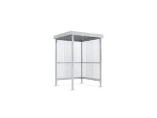 Rokersoverkapping H X B X D 2350X 1550X 1550Mm Wanden Polycarbonaat - 3