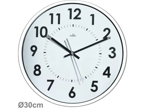 Wandklok CEP 30cm zwart/geel met maximale leesbaarheid