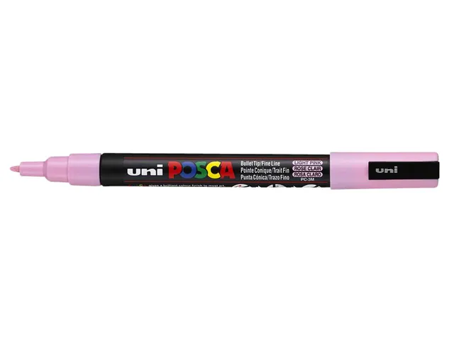 Verfstift Posca PC3M Fijne punt 0,9-1,3mm Lichtroze