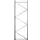 staanderframe,v. palletstelling,HxD 3990x1100mm,verzinkt