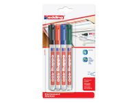 Viltstift edding 400 rond assorti 1mm blister à 4st