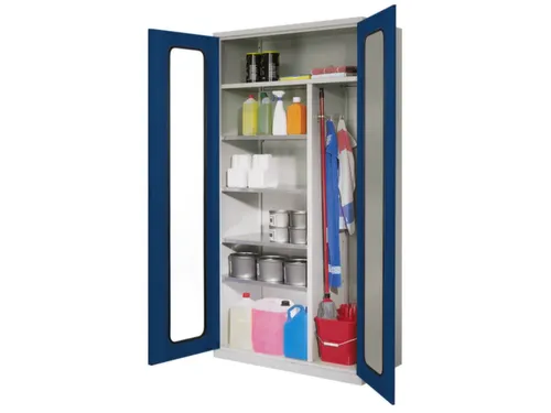 Materiaalkast 1950x1000x500mm Staalplaat Kleur Deuren Ral5010