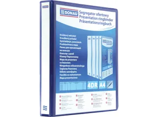 ringmap PP 4-rings D-mech 25mm blauw - 2
