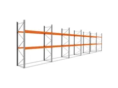 palletstelling,basis+5xaanbouw,HxBxD 3360x16900x1100mm,vakl. 3000kg