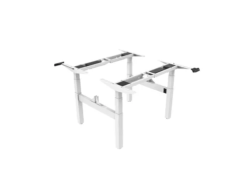 Elektrisch Verstelbaar Zit-Sta Frame Duo Bureau Wit 180Cm