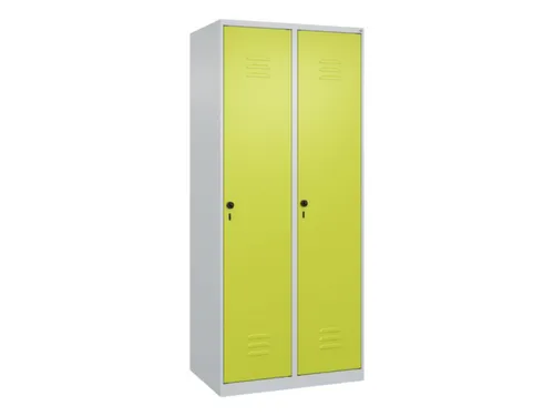 locker voor scheiding van kleding,HxBxD 1850x800x500mm,2vak