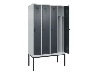 locker voor scheiding van kleding,HxBxD 2120x1200x500mm,4vak - 1