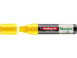 Paintmarker edding 52 EcoLine op waterbasis 4-15mm geel