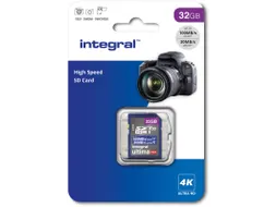 Geheugenkaart Integral SDHC-XC 32GB High Speed