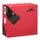 Infibra I-0457 P-to-P Servet 38x38cm 1/4 vouw 2-Laags Rood 1440 Stuks