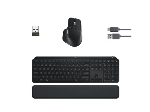 Logitech MX Keys S Combo toetsenbord en muis Azerty Frans
