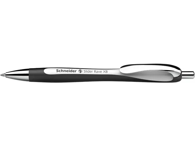 Balpen Slider Rave XB wit/zwart