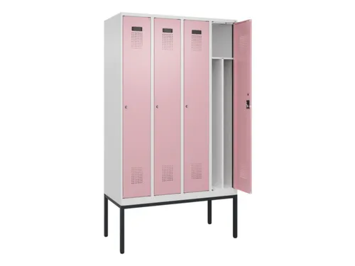 locker voor scheiding van kleding,HxBxD 2120x1200x500mm,4vak