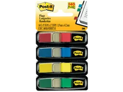 Indextabs 3M Post-it 6834 11,9x43,1mm assorti