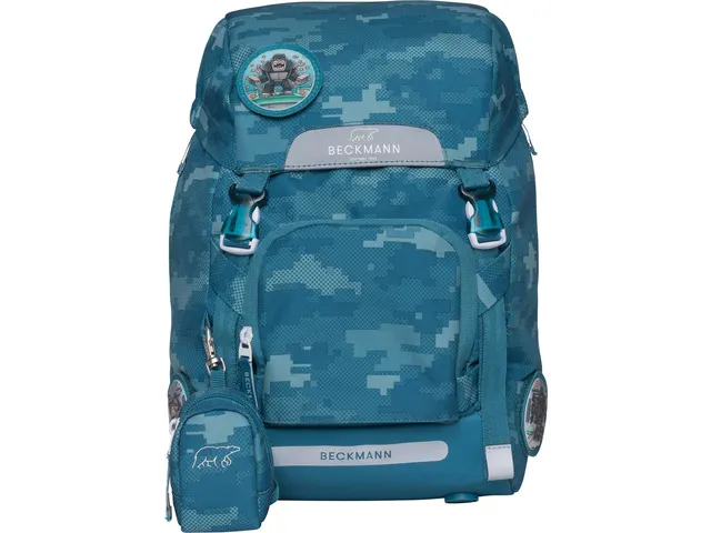 Schooltas Beckmann Classic 22L Jungle game green