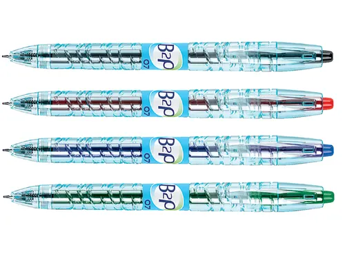 Gelschrijver Pilot B2P Gel 0.7 Begreen Medium punt Zwart
