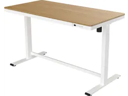 Zit-Sta Werkplek 140cm Whitewash eiken Elektrisch Verstelbaar