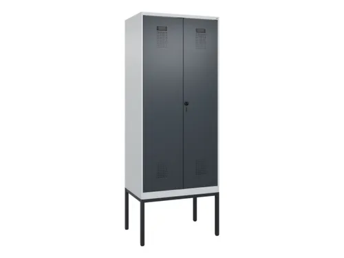 locker voor scheiding van kleding,HxBxD 2120x800x500mm,2vak