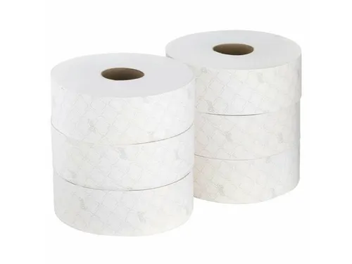 Scott Essential toiletpapier jumbo 2-laags Wit 6 rollen