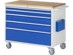 gereedschapswagen 975x1145x650mm beukblad 450kg 5 laden RAL5010