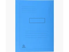 Dossiermap Exacompta Forever 290gr A4 2 kleppen blauw
