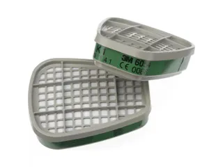 3M 6054 gasfilter, merkspecifieke bajonetaansluiting, set van 2 stuks - 1