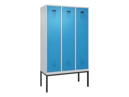 locker voor scheiding van kleding,HxBxD 2120x1200x500mm,3vak