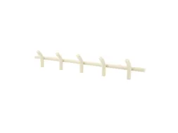 Wandkapstok 5 haken beige