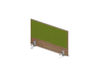 opzetpaneel bureau aanbouw zijkant NT-cherry BN7048-groen 800mm - 1