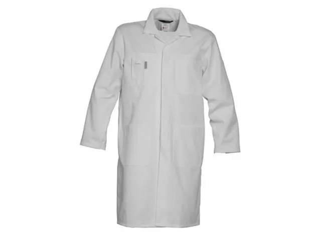 Havep 4023 stofjas wit 100% katoen maat 72