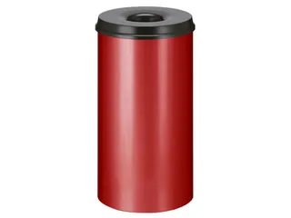 Vlamdovende Papierbak 50 Liter Rood-Zwart - 1