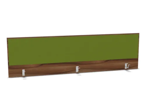opzetpaneel bureau aanbouw achter NP-tiepolo nut BN7048-groen 2000mm