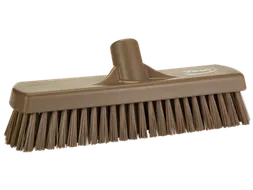 Hygiene 7060-66 vloerschrobber bruin, harde vezels, 305mm