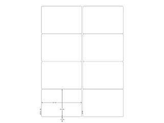 Etiketten 99,1x 67,7mm wit 100 Vel A4, 800 stuks - 4