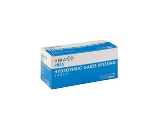 Hydrofiel gaaskompres Hekapres 5x5 steriel - 2