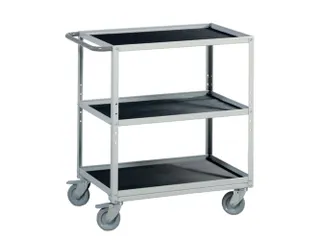 ESD-etagewagen,draagverm. 90kg,3etage(s),etage(s) met rubber laag - 1