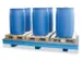 Bac de rétention fixe acier HxlxP 345x3280x1300mm stockage defûts ca