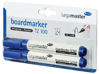 Whiteboardmarker Legamaster TZ 100 rond 1.5-3mm blauw blister à 2st - 1