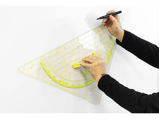 Geodriehoek Aristo 80 cm voor schoolbord